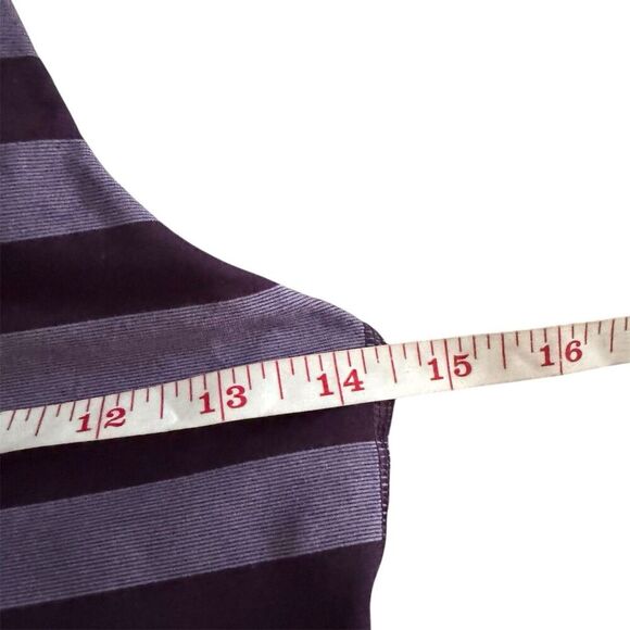 Lululemon Energy Purple Sports Bra No Size Strappy Crossback Striped Workout Gym - Picture 5 of 5